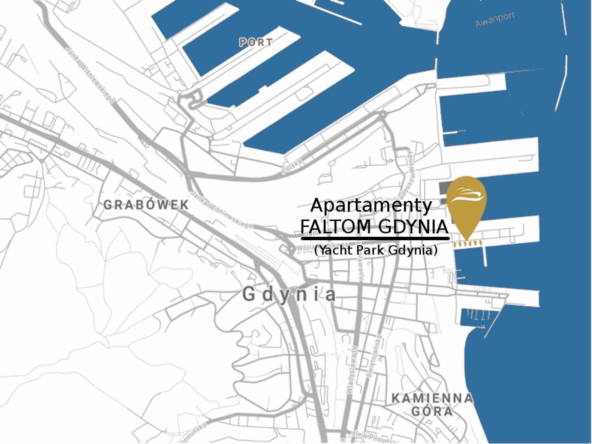 Apartament Faltom 20 Yacht Park Premium Gdynia Eksteriør bilde
